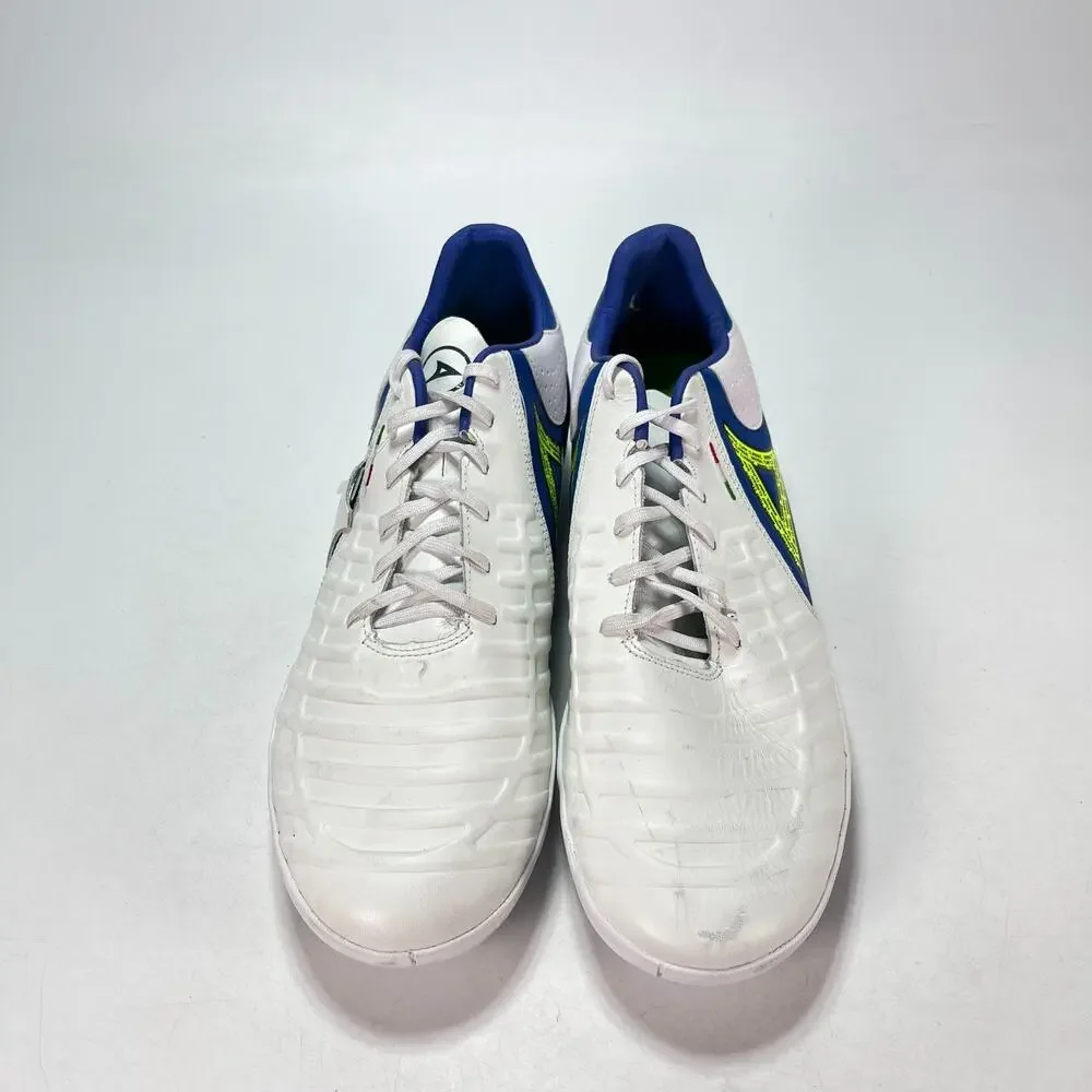 Pirma Brasil Reinier Turf 3043 White Blue Low Top Soccer Shoes Men's Size 12